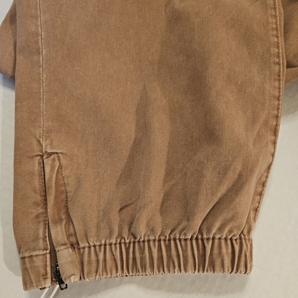 NWT Calligraphie Elastic Waist/Zip & Button Long Pant XL Brown - Picture 5 of 10